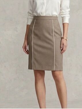 Luna Pencil Skirt L Classic Poly Pamuk (Cotton Wool) Turkey